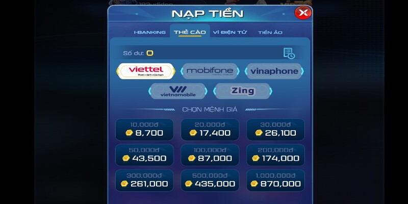 Một số vấn đề quan trọng cần lưu ý khi nạp tiền tại web